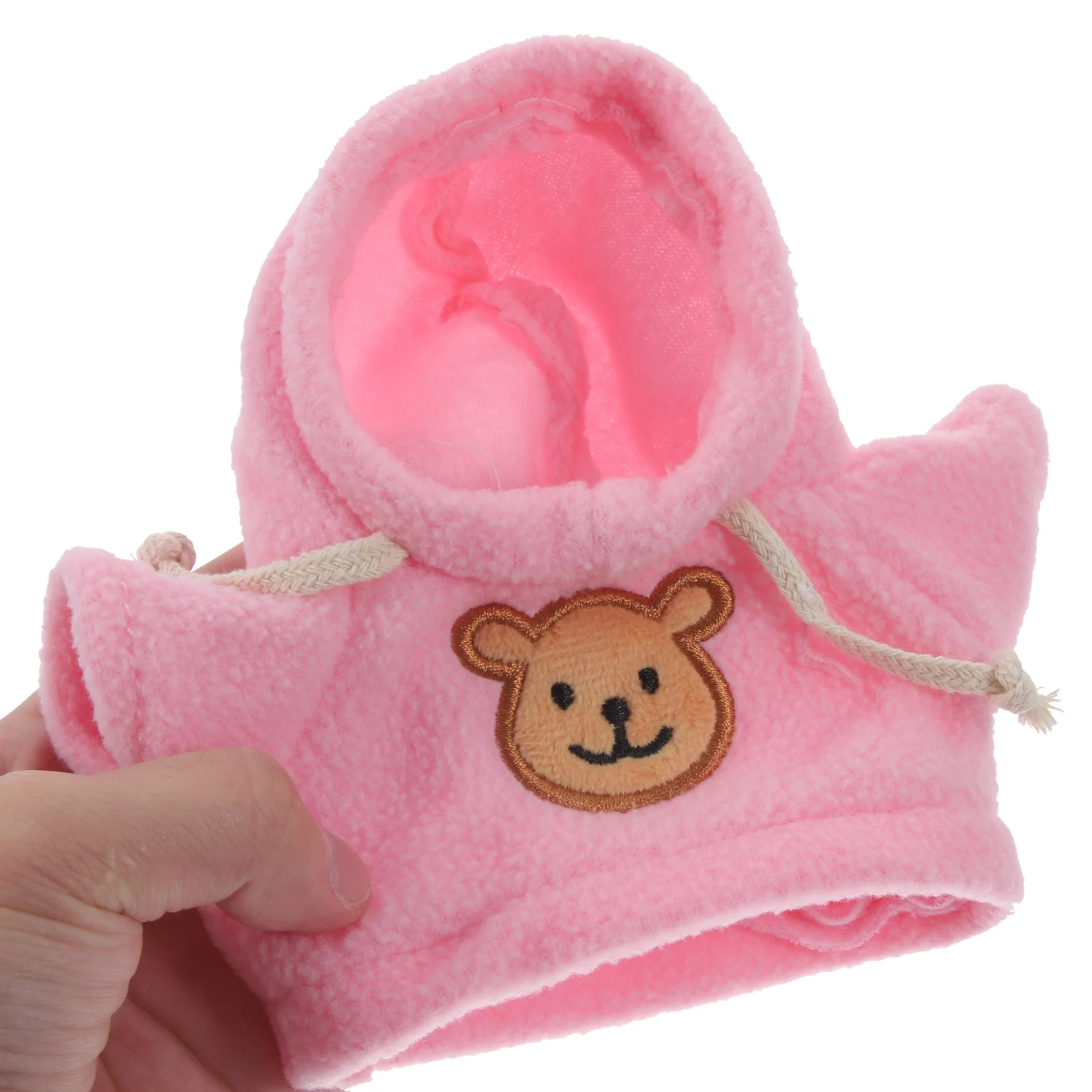 Hoodie para brinquedo de urso recheado, Roupas substituíveis, Acessório de vestir, Jaqueta com chapéu, 2 pcs