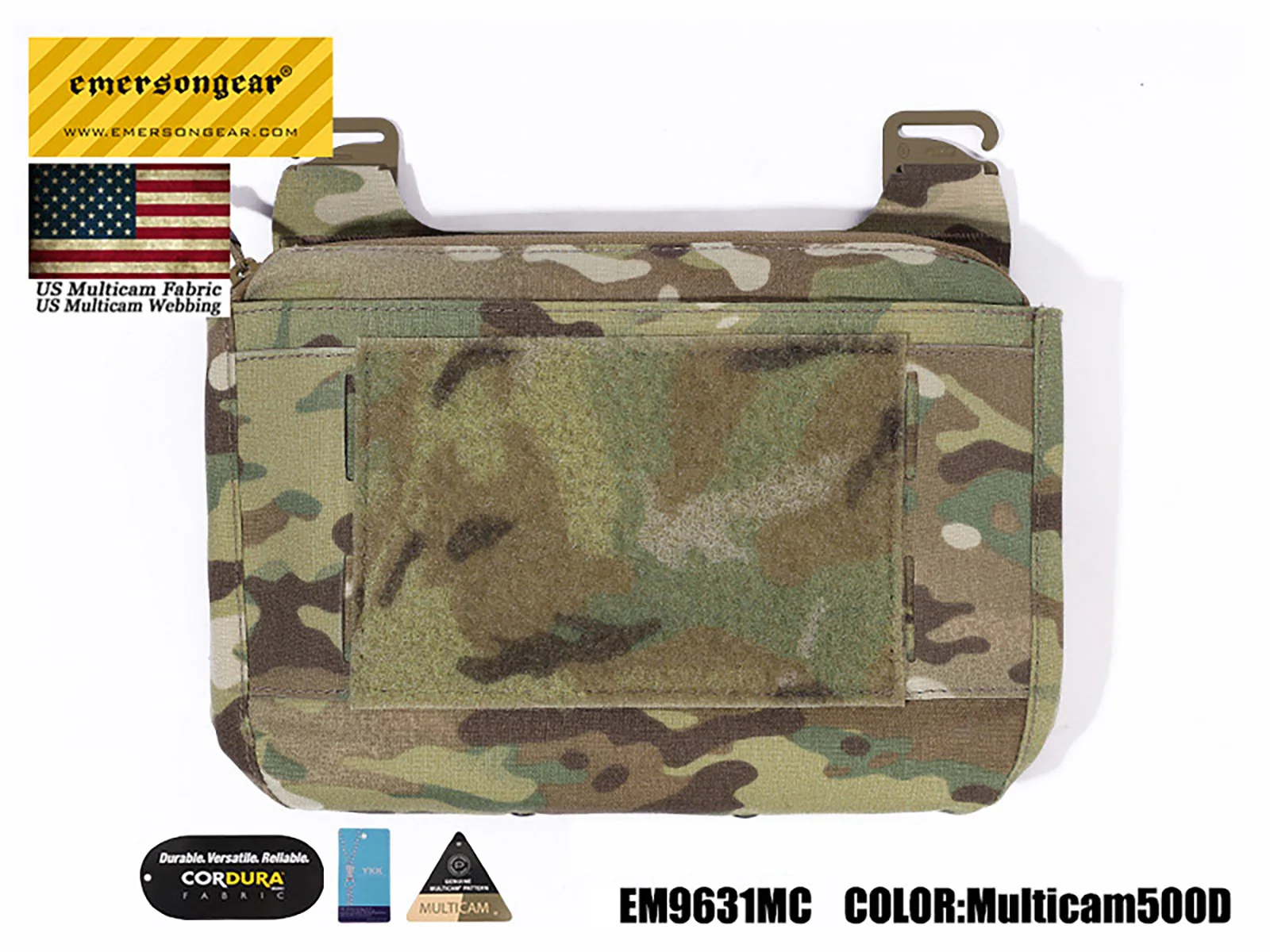 

Emersongear Tactical FRO style Front Flap Magazine Pouch Mag Bag Hook Loop Hunting Panel Sports Combat Nylon Pouch EM9631