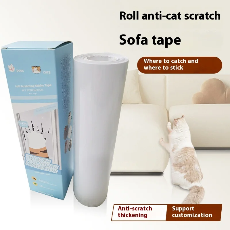

Self-Adhesive Transparent Furniture Protector, Cat Sofa Scraper Tape, Pvc Carpet, Furniture Protection Scratch Protector