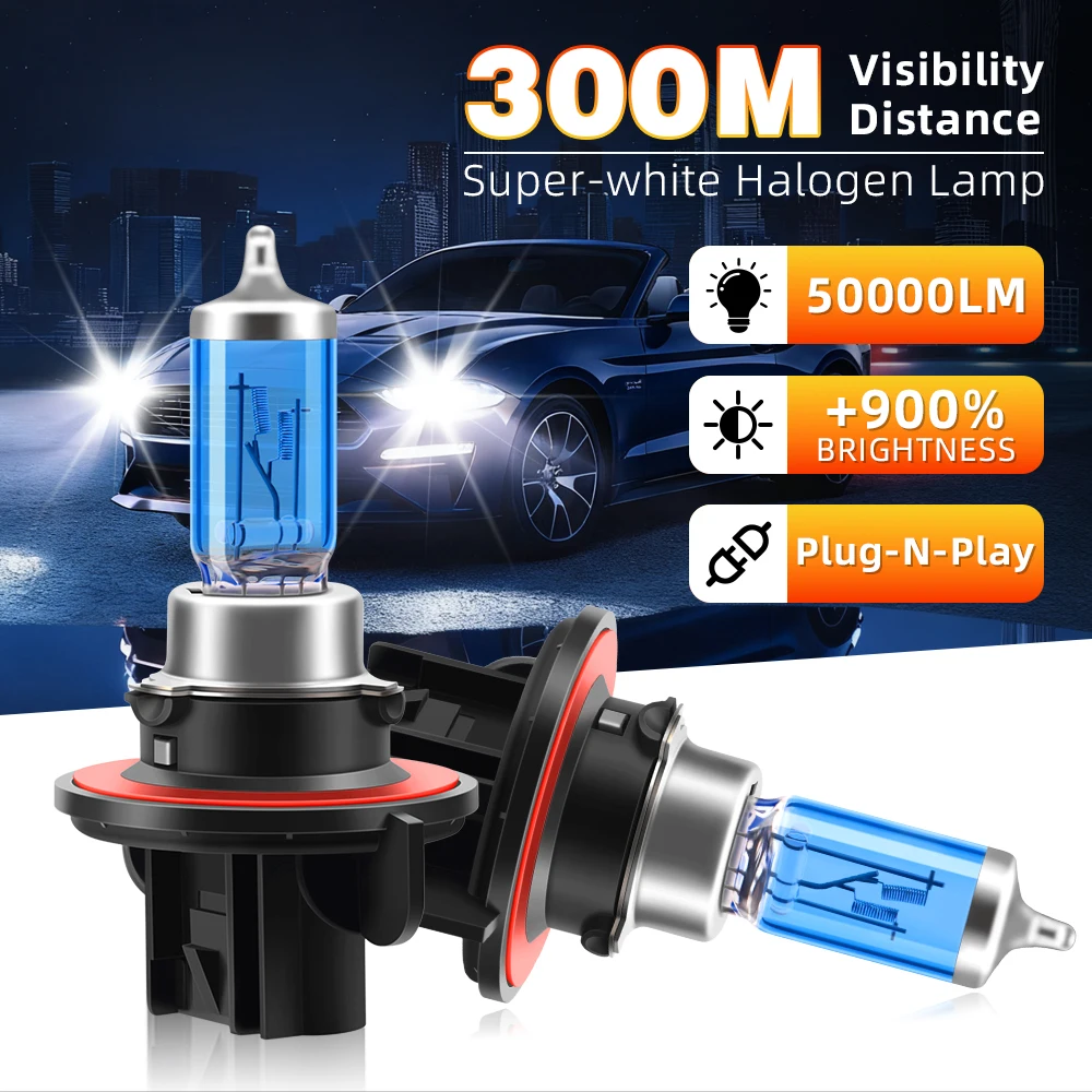 2/4Pcs H13 Halogen …