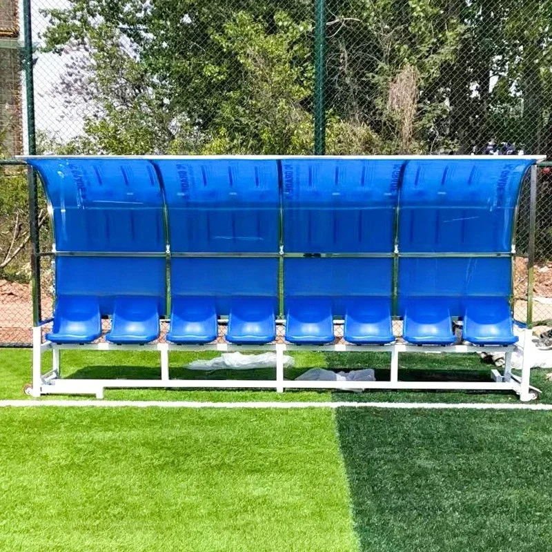 

Mobile football protective shed/player bench referee's bench football field resting chair