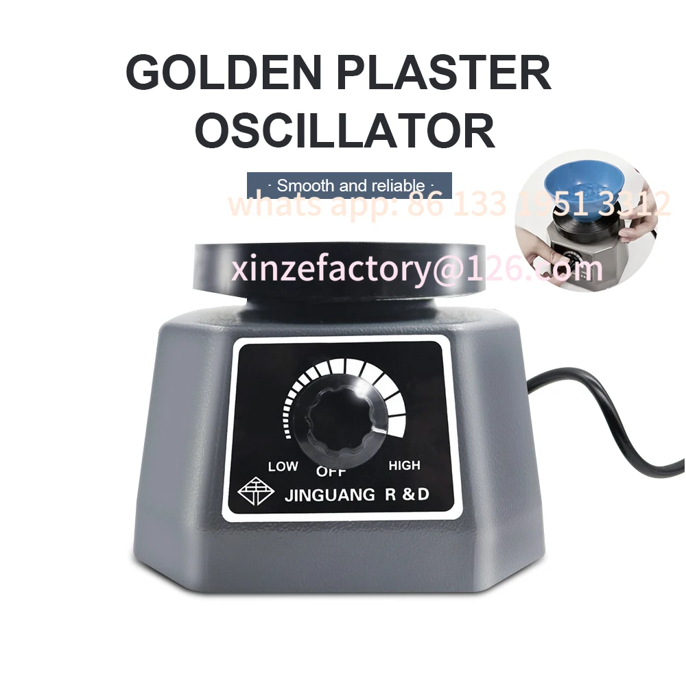 맞춤형 치과 진동판 진동 테이블 고출력 치과 진동기 4인치 소형 원형 석고 진동기 미끄럼 방지 L