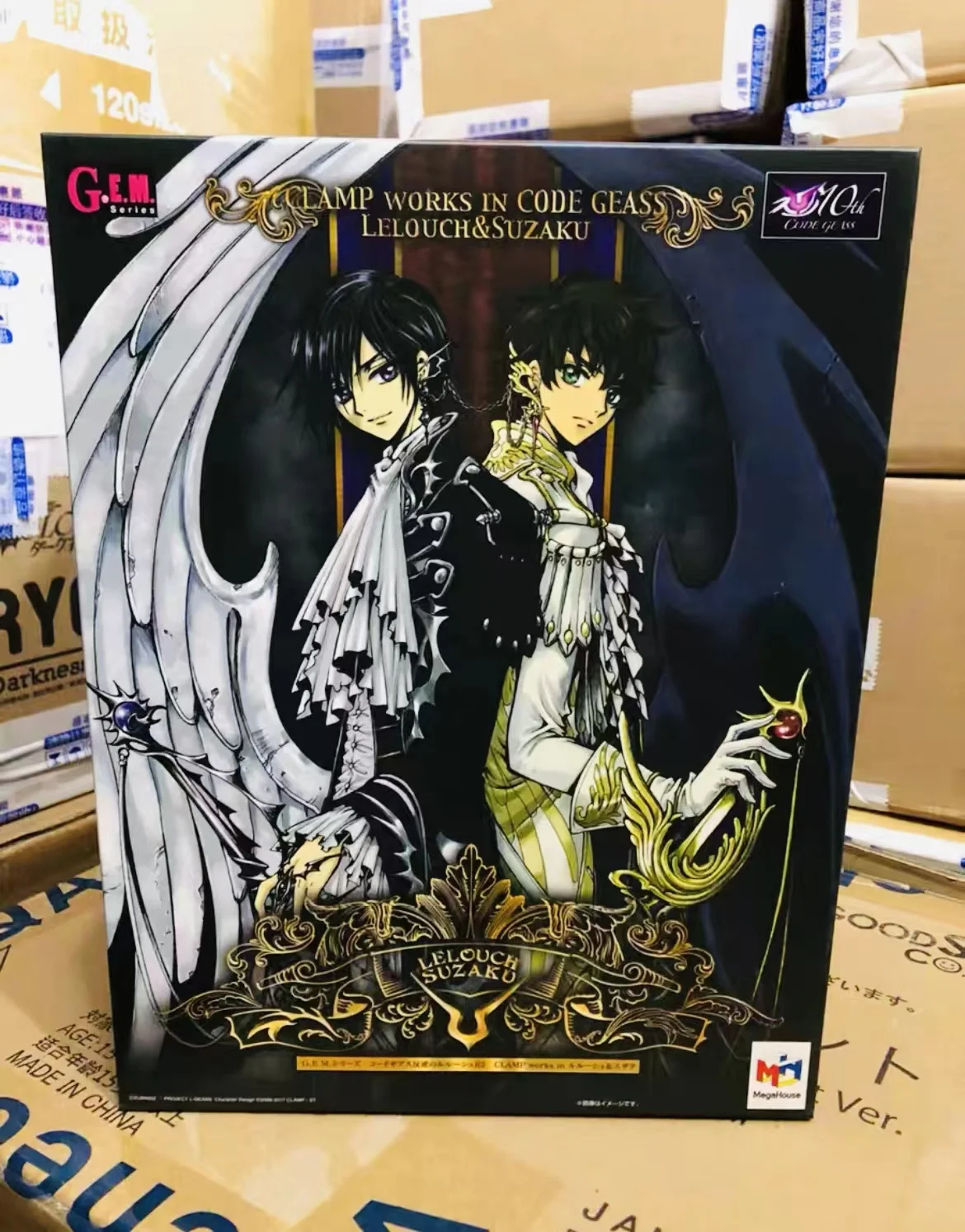 MegaHouse-figura de acción de Gema original, Lelouch, Lelouch, Suzaku, modelo de Anime, juguete de colección, regalo de muñeca