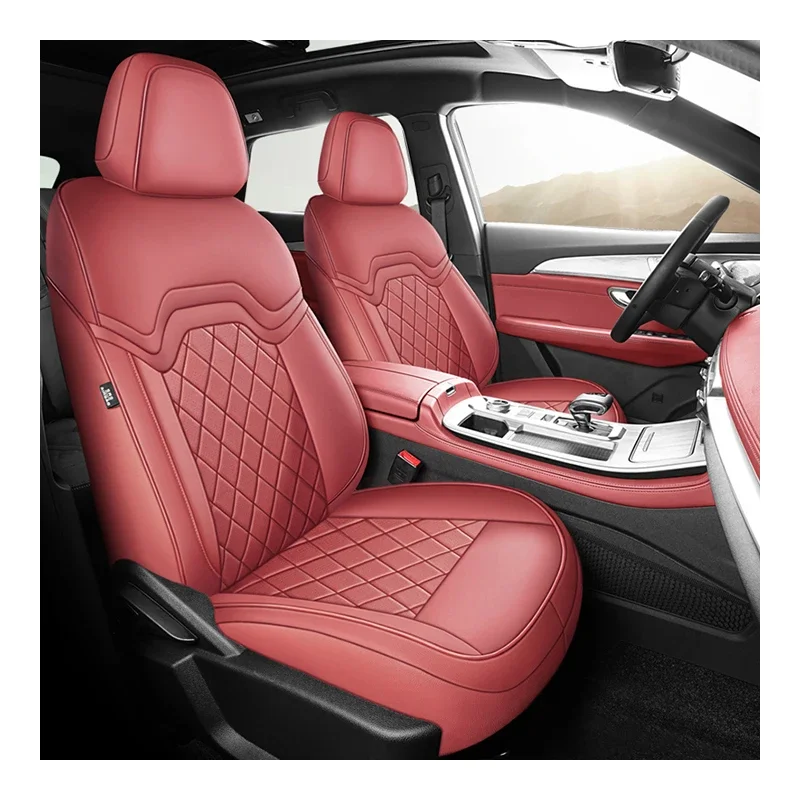 

For Jetour X70 Interior Kits 7 Seat Custom Car Seat Covers Full Set Leather Sports Style Front and Rear Seat Covers Cushion