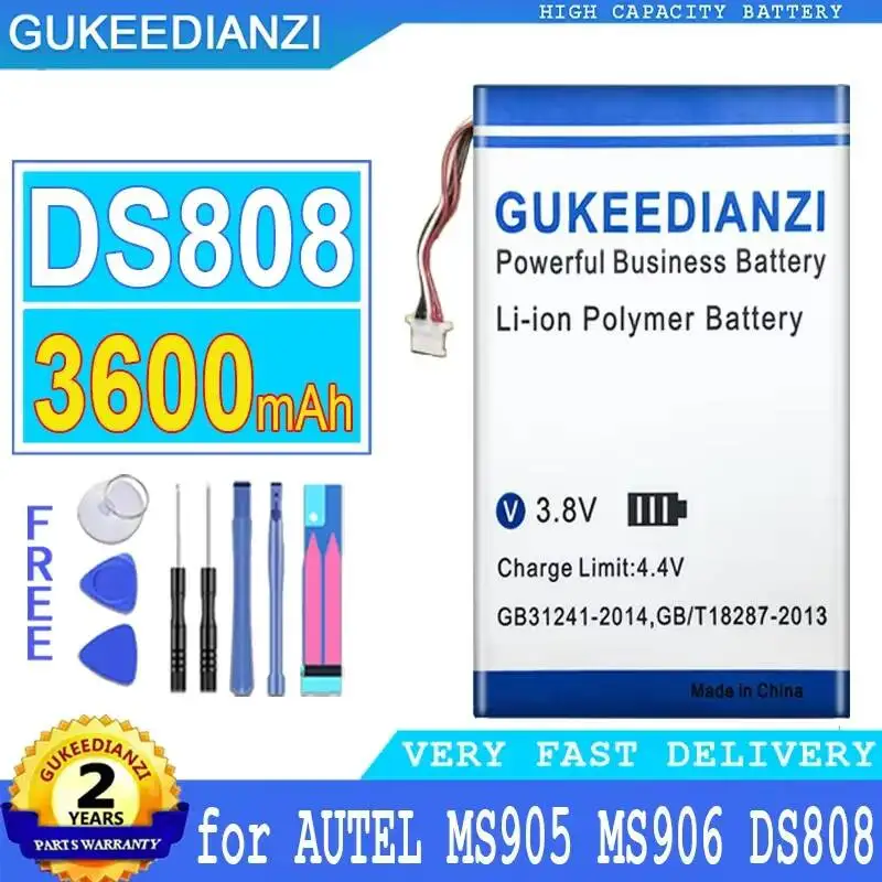 

Автомобильный диагностический инструмент с аккумулятором 3600 мАч для Autel MS905 MS906 CV MX808 808IM DS808 808TS BT