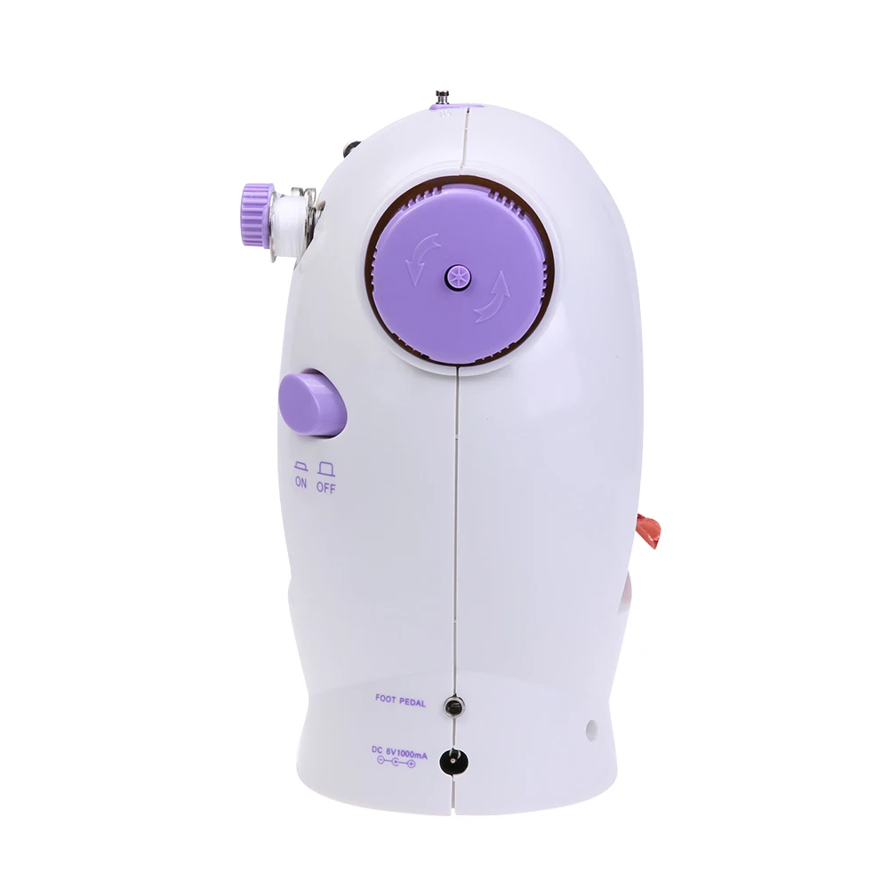 

Multifunctional Home Miniature Sewing Machine Crafting Mending Machine with Foot Pedal LED Light Household Accessories