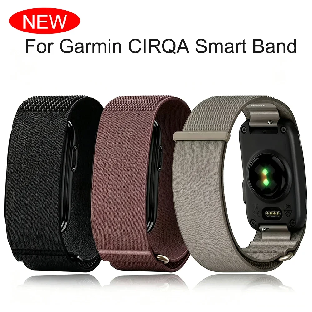 Advanced Nylon Loop Replacement Strap Compatible With For Garmin CIRQA Smart Band Screenless Durable Wrist Bracelet Accessories