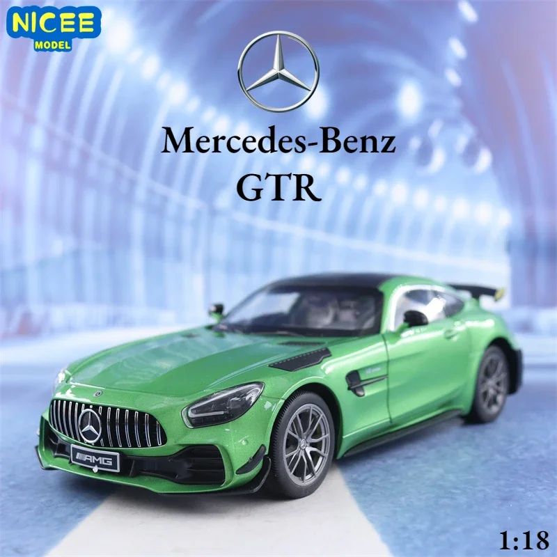 

1:18 Mercedes-Benz GTR sports car High Simulation Diecast Car Metal Alloy Model Car Children's toys collection gifts A598