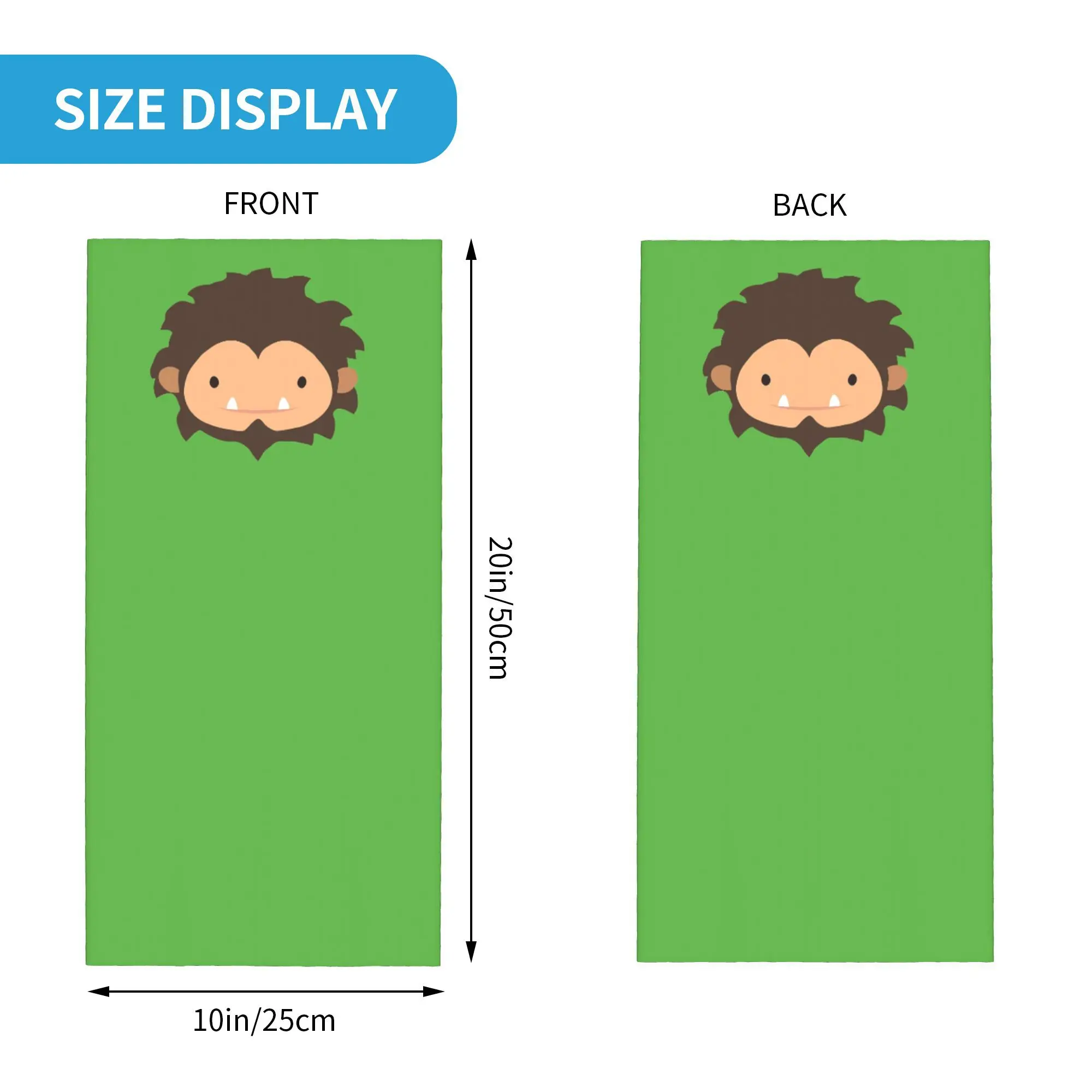 卑劣なサスカッチビッグヘッドバンダナネックカバープリントラップマスクスカーフ多機能帽子アウトドアスポーツ男性女性大人