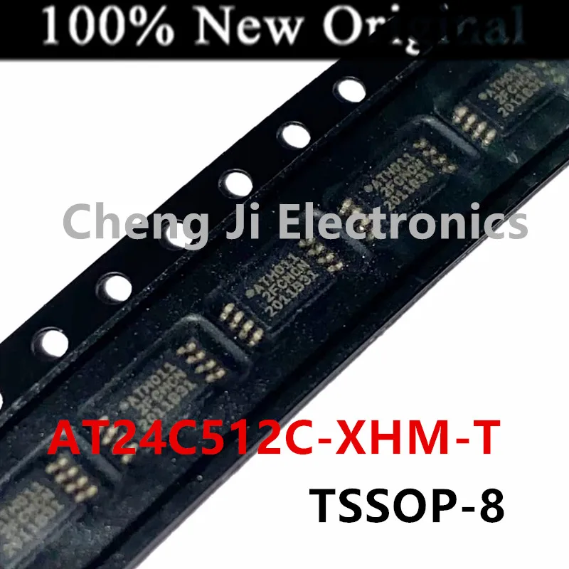 10PCS/Lot   AT24C512C-XHM-T   2FCM 、 AT24C512C-SSHM-T   New Original Serial EEPROM Chip    AT24C512