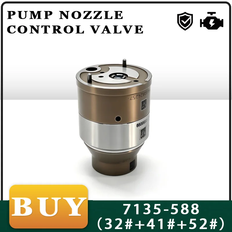 Solenoid Control Valve 7135-588 (32#+41#+52#) For Pump Nozzle Control Valve Engine, Automotive Valve Accessories YH1733