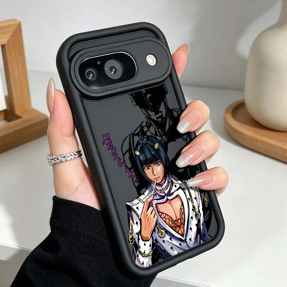 JOJO Handsome Phone Case For Google Pixel 10 9 8 7 9a 8a 7a Pro XL Eye Ladder Silicone Cover view 3