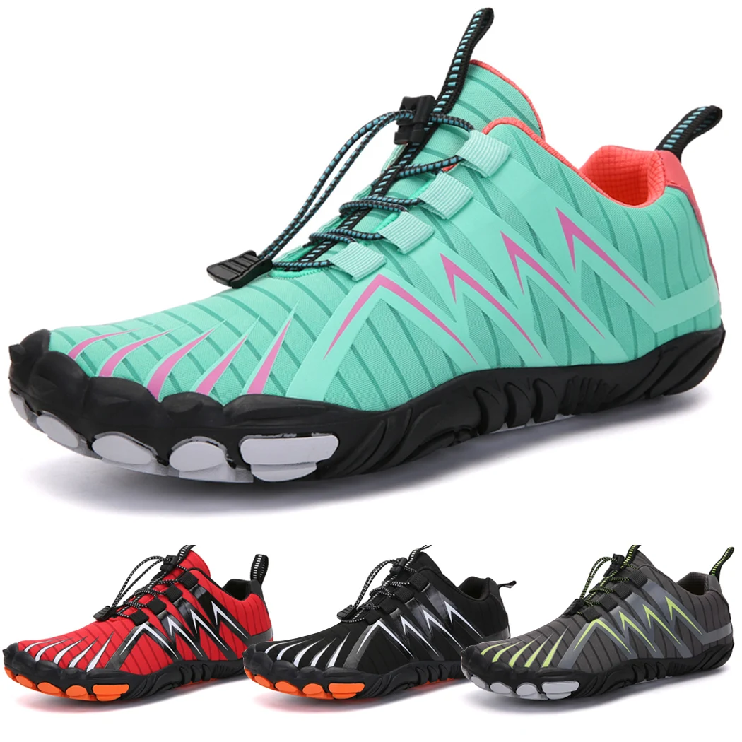 2022 new Aqua shoes five-finger swimming shoes 35-46 size beach sports shoes fashion men's fitness shoes couple water shoes