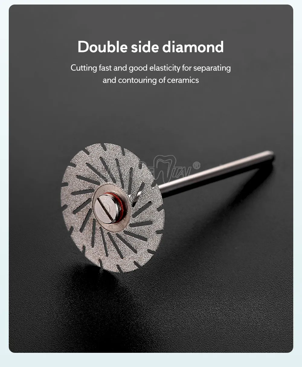 5 Stück Dentalscheiben, 0,20 mm, ultradünn, doppelseitig, Körnung, Trennscheibe, Werkzeugstärke, Dentallabor C19/220, 11 Größen – Detail 6