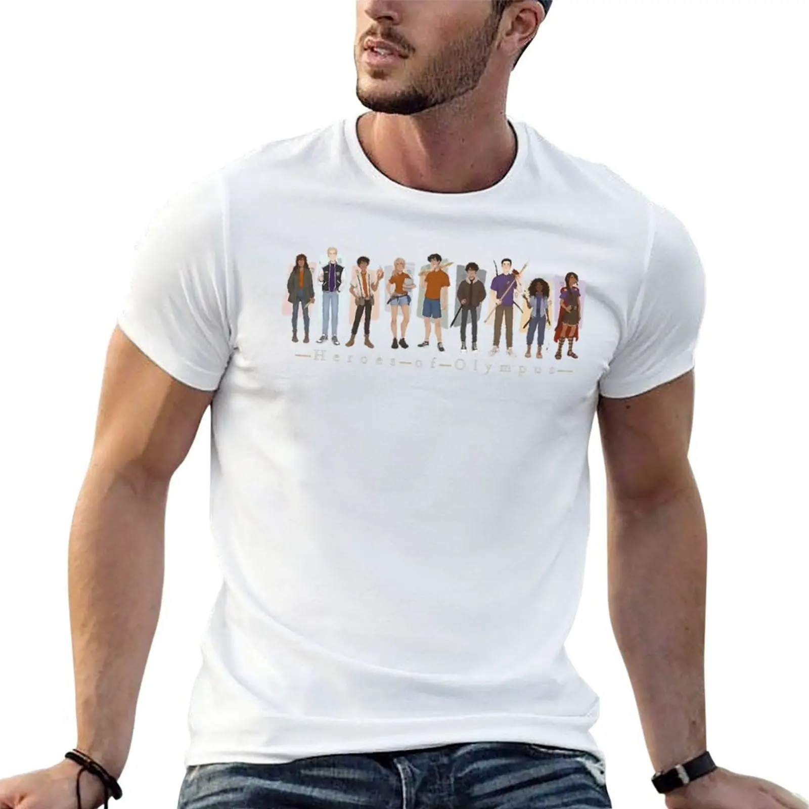 

Heroes of olympus T-Shirt cotton t shirt pack anime t shirts for man T-Shirt