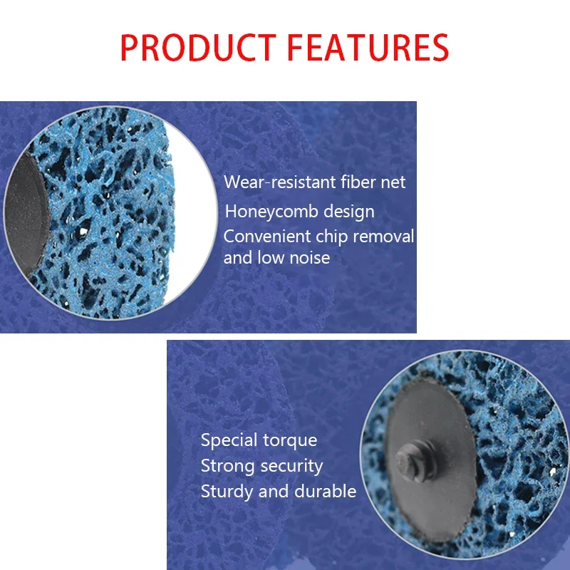 6/9/18pcs 2 นิ้วเพชรสีฟ้า 1 ก้านเชื่อมต่อ Blue Diamond แผ่นบดเพชรสีฟ้าล้อขัดขัด Pad