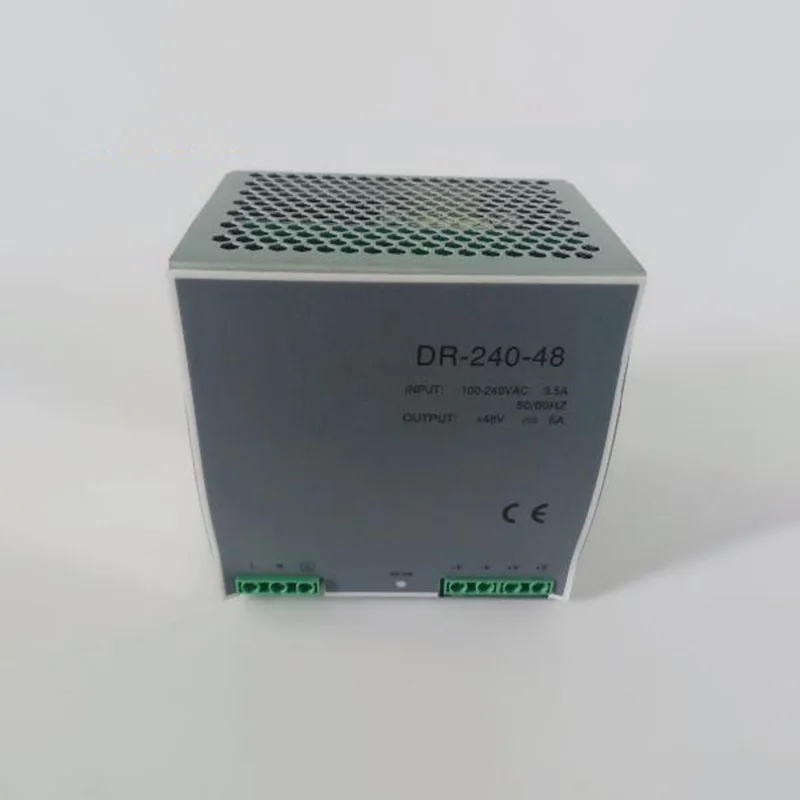 New Original DR-240-48 48V 5A 240W For MW Rail Switching Power Supply Before Shipment Perfect Test