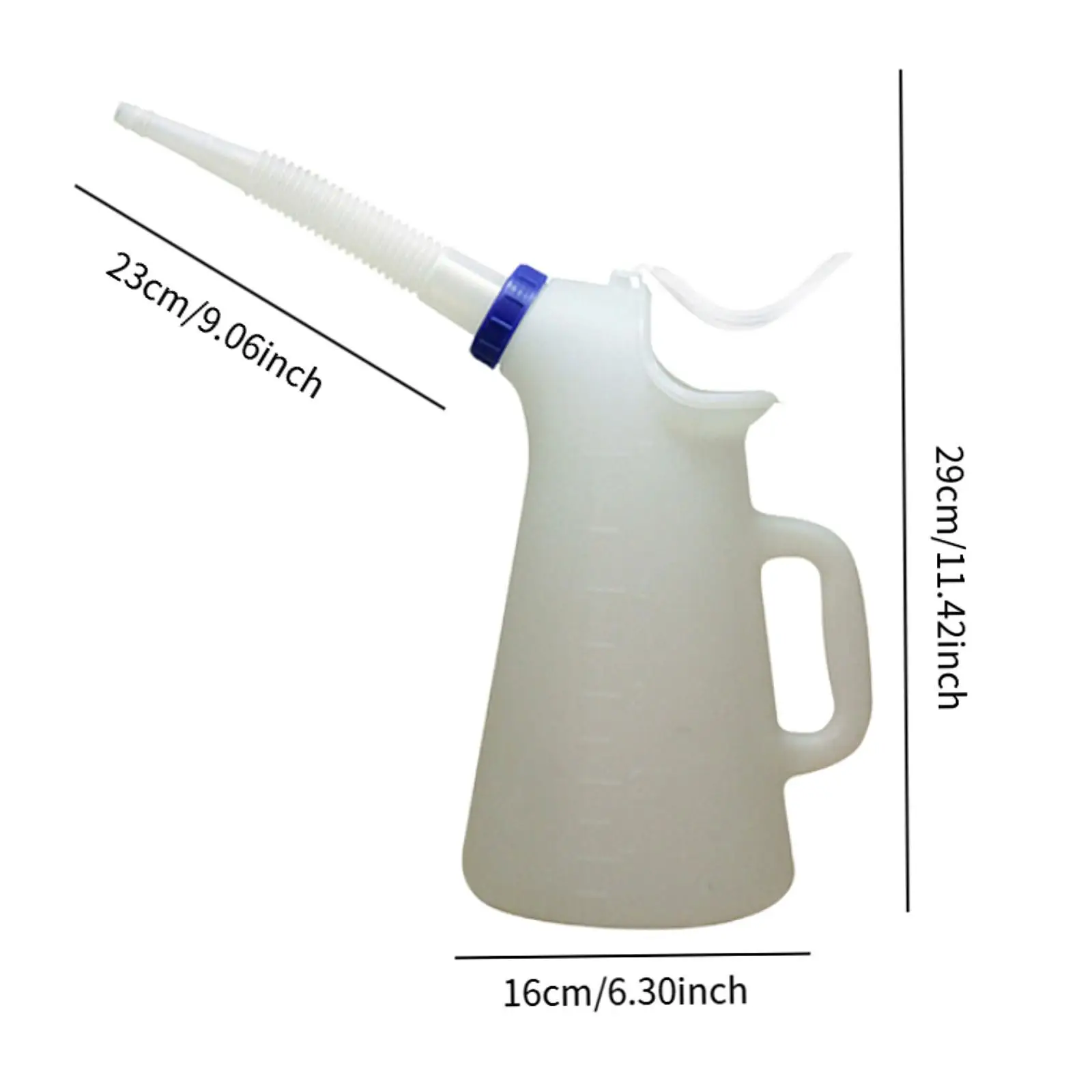 Botol Minyak dengan Cerat Pengganti Oli Fleksibel untuk Kendaraan Otomotif Portabel Kokoh dengan