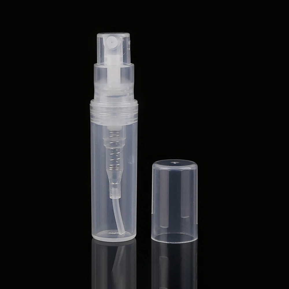 Wholesale 2 3 4 5ml Clear Plastic Perfume Pen Atomizers Clasp Mini Plastic Spray Perfume Bottle Refillable Oil Bottles Atomizer