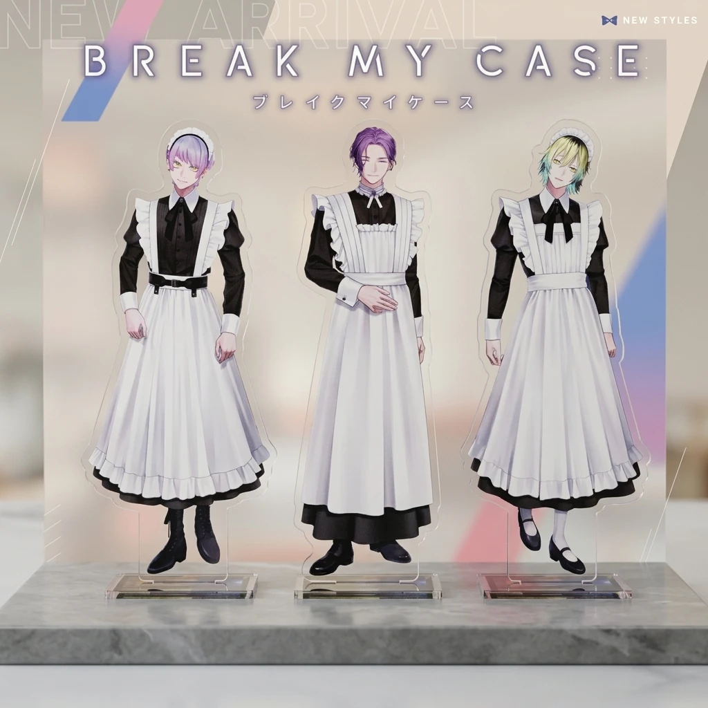 Break My Case Series 2026 New Arrival 15cm Acrylic Stand Keychain Male Boy-Dress Character Desktop Ornament Collectible Gift