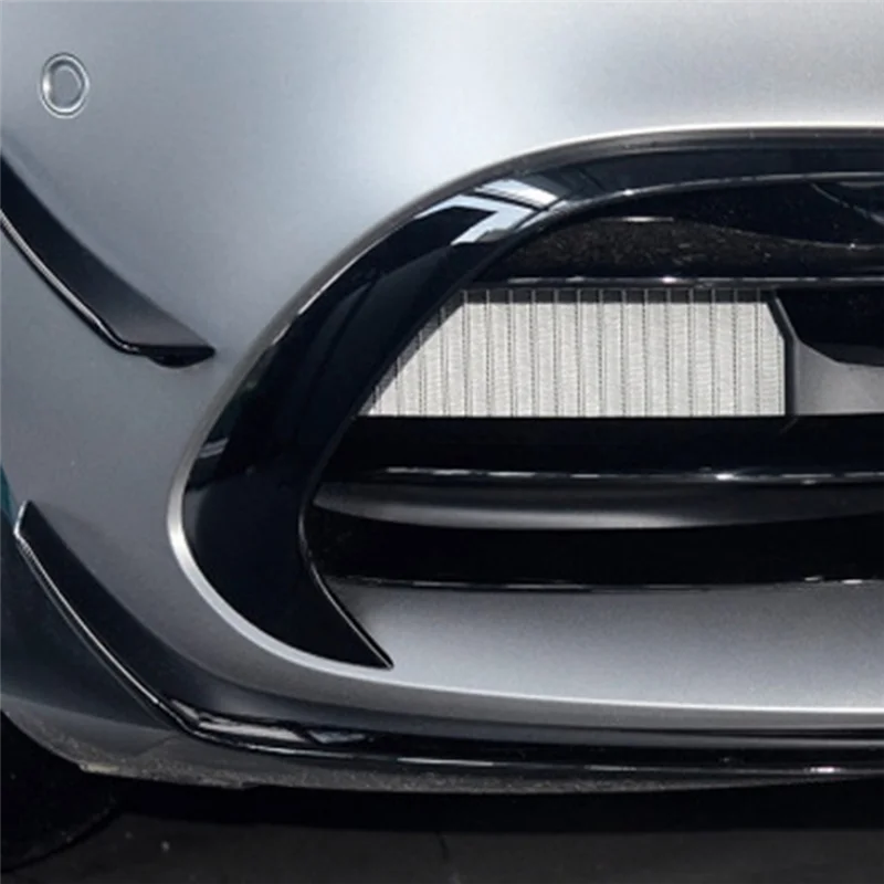 Durable-Front Bumper Spoiler Decorative Front Bumper Lip For Mercedes Benz A-Class W176 AMG-Line A45 2015-2018 Replacement Parts