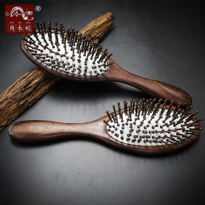 

Hornwood, Ebony, Blackwood Air Cushion Massage Comb with Case