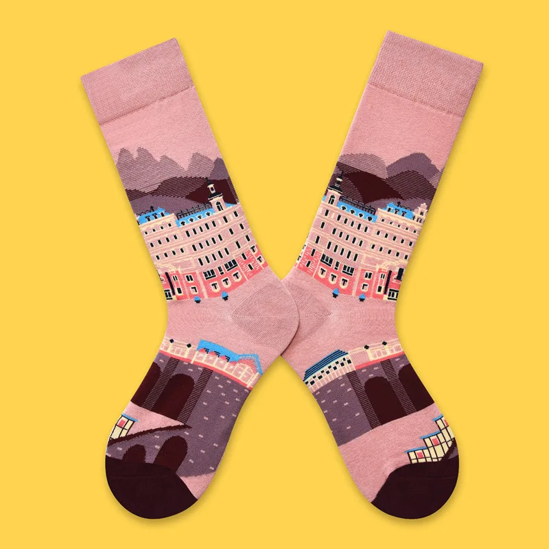 2023 autumn and winter new socks women's French forest series medium high tide socks women's socks