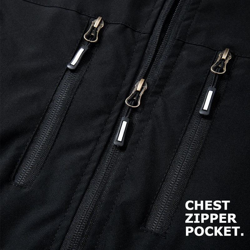 Gilet softshell leggero da uomo con tasche con cerniera Giacca senza maniche antivento per escursioni, golf, capispalla da esterno