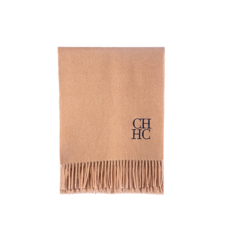 CH Fashion Versatile Ladies Scarf Simple Solid Colour Design Ladies Scarf Temperament Elegant Wind Length 180CM Thick Scarf