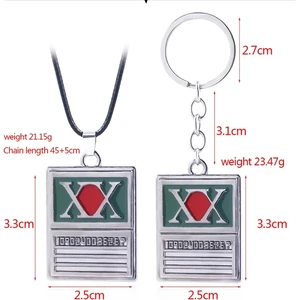 Hunter X Hunter Anime Schlüsselbund für Männer und Frauen, Gon Freecss, Lizenzanhänger, Autoschlüsselkette, Schmuckzubehör 12 Hauptverkaufs -Zubehör - №1