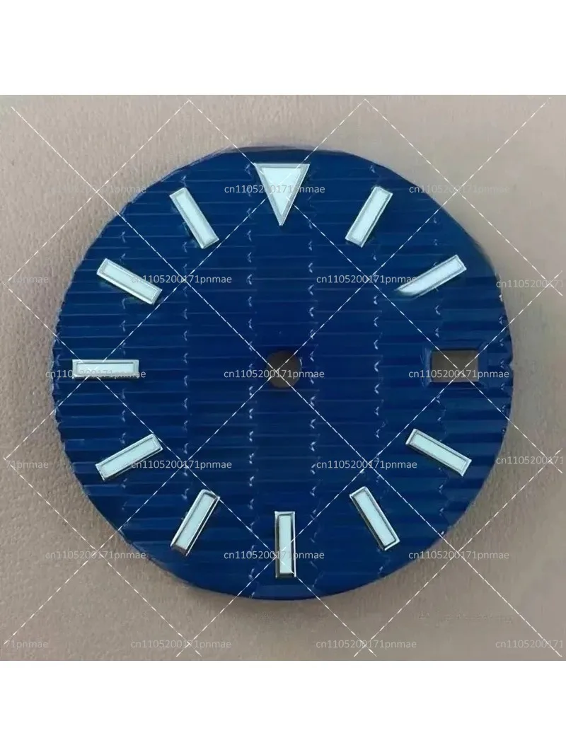 28.5mm Green Luminous Watch Dial, NH35 Automatic Movement Compatible Watch Part