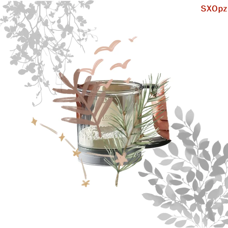 Handheld Semiautomatic Double Flour Sifter Baking Special Ultra Fine Filter Sieve
