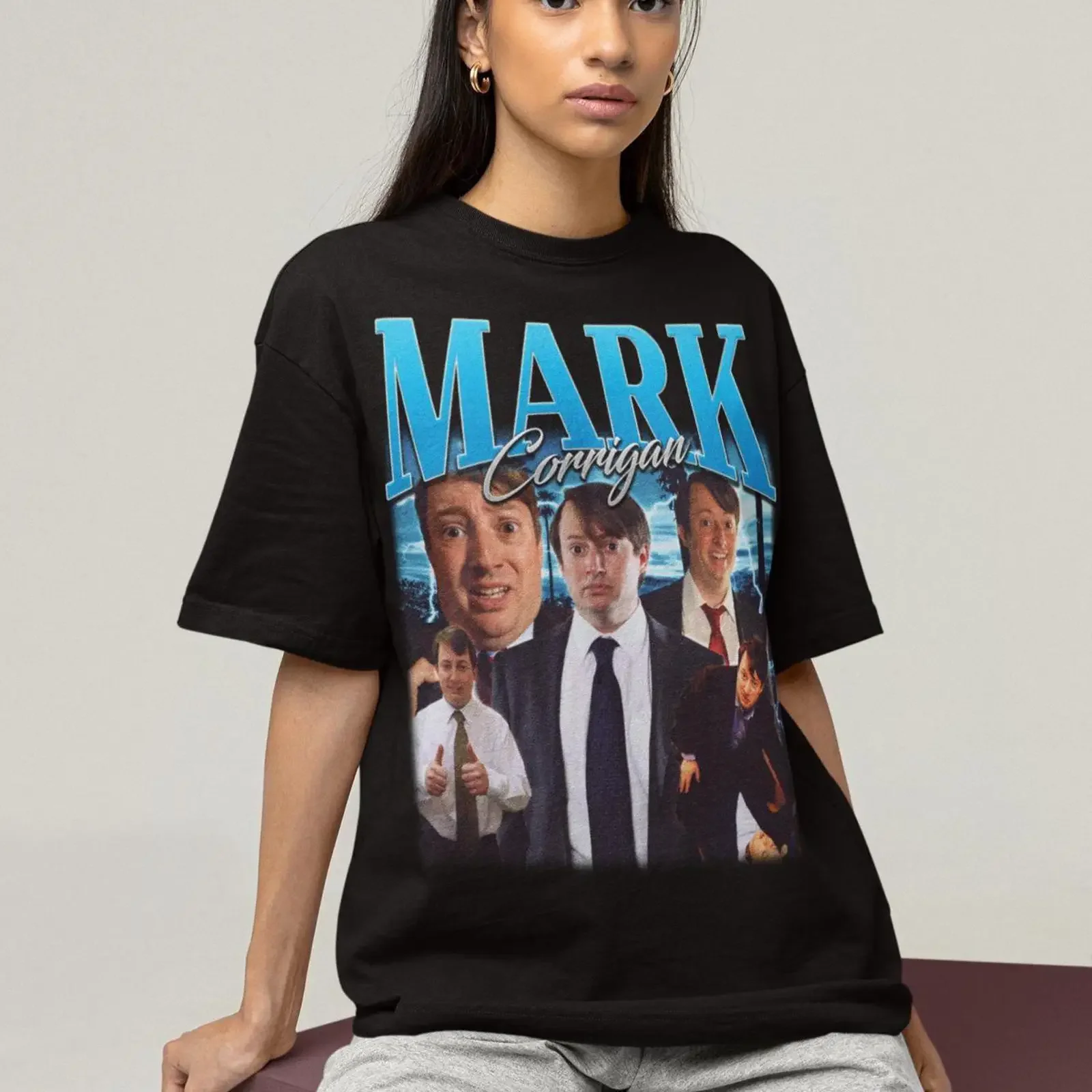 Mark Corrigan Peep Show Fan T Shirt vintage Washed Unisex Slightly Comfortable designer clothes graphic Top For Everyday Wear