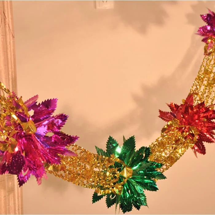 

Свадебные декоративные ленты с цветами и символом «Двойное счастье», украшения для новоселья и праздничных торжеств, подвесные декорации