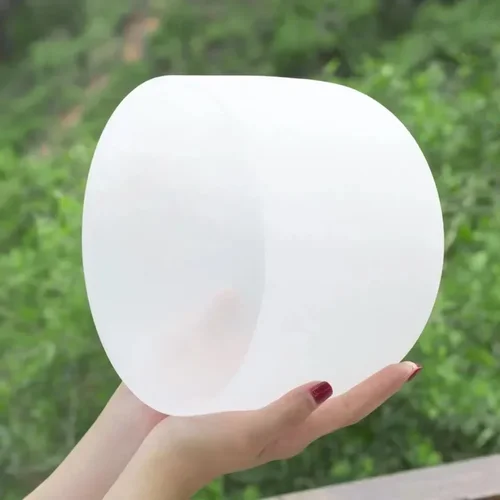 Imagen 2 del producto Cuenco tibetano de cristal de cuarzo, 8 pulgadas, 432Hz, cuencos de sonido para meditación y Yoga, instrumentos de curación de sonido de cuenco de cristal tibetano profesional
