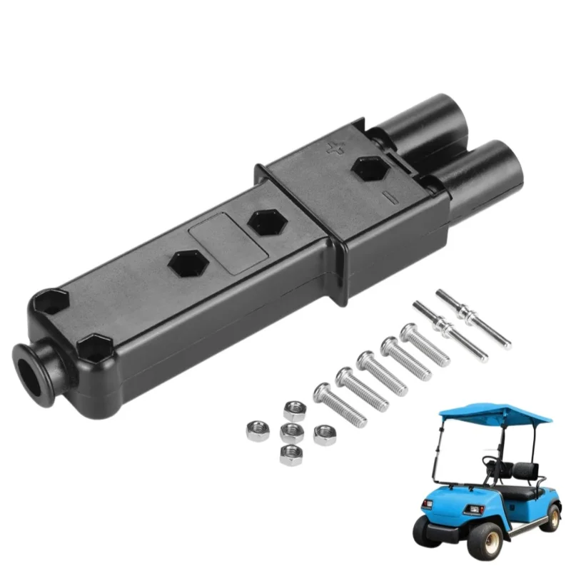 36V/48V Golf Cart Battery Charger 2 Pin DC Plug Connector for Yamaha G19 G22 Golf Cart