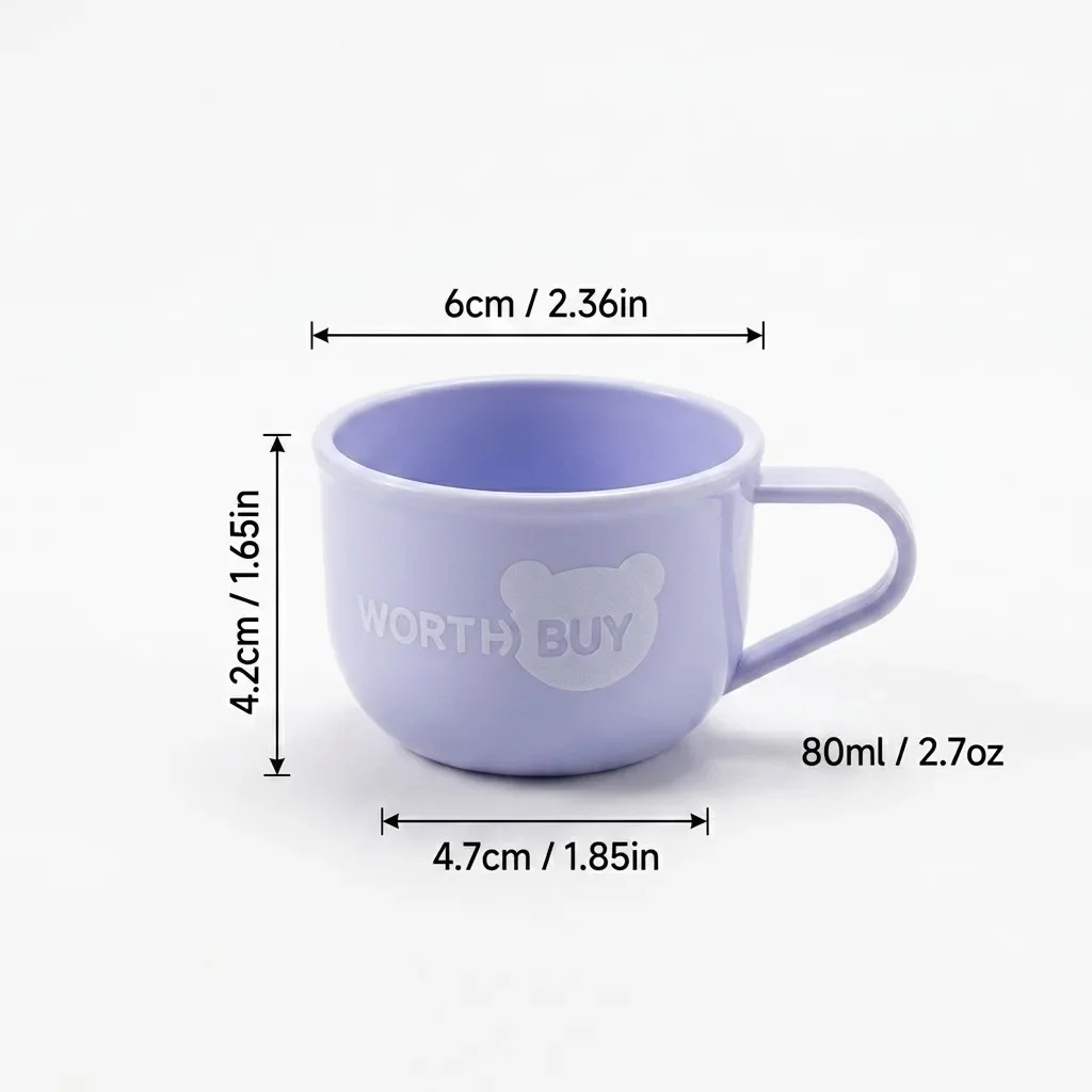 Koffiemok Espresso Kop 304 RVS Kunststof Draagbaar Anti-verbrandings Mini Tumbler Onbreekbaar Reismokken Vaatwasmachinebestendig