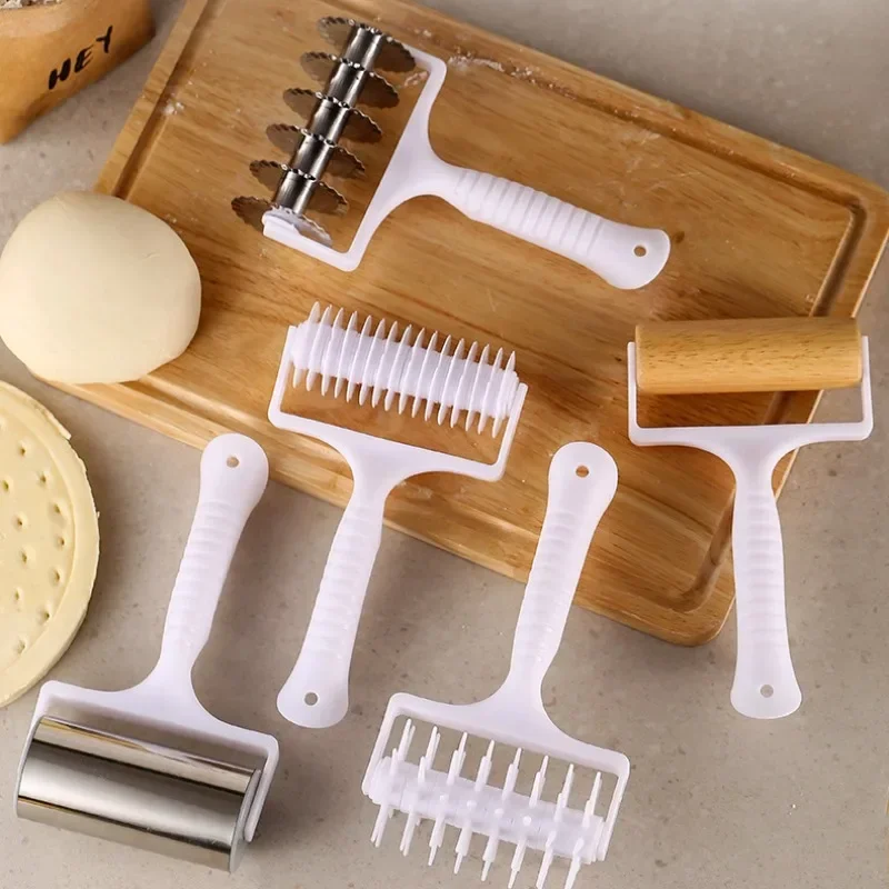 Brotnetz Messer Nudel holz Pizza Peel Loch öffner Keks Locher Nudel schneider Spitze Schneidwerk zeuge Backwerk zeuge Roll werkzeug