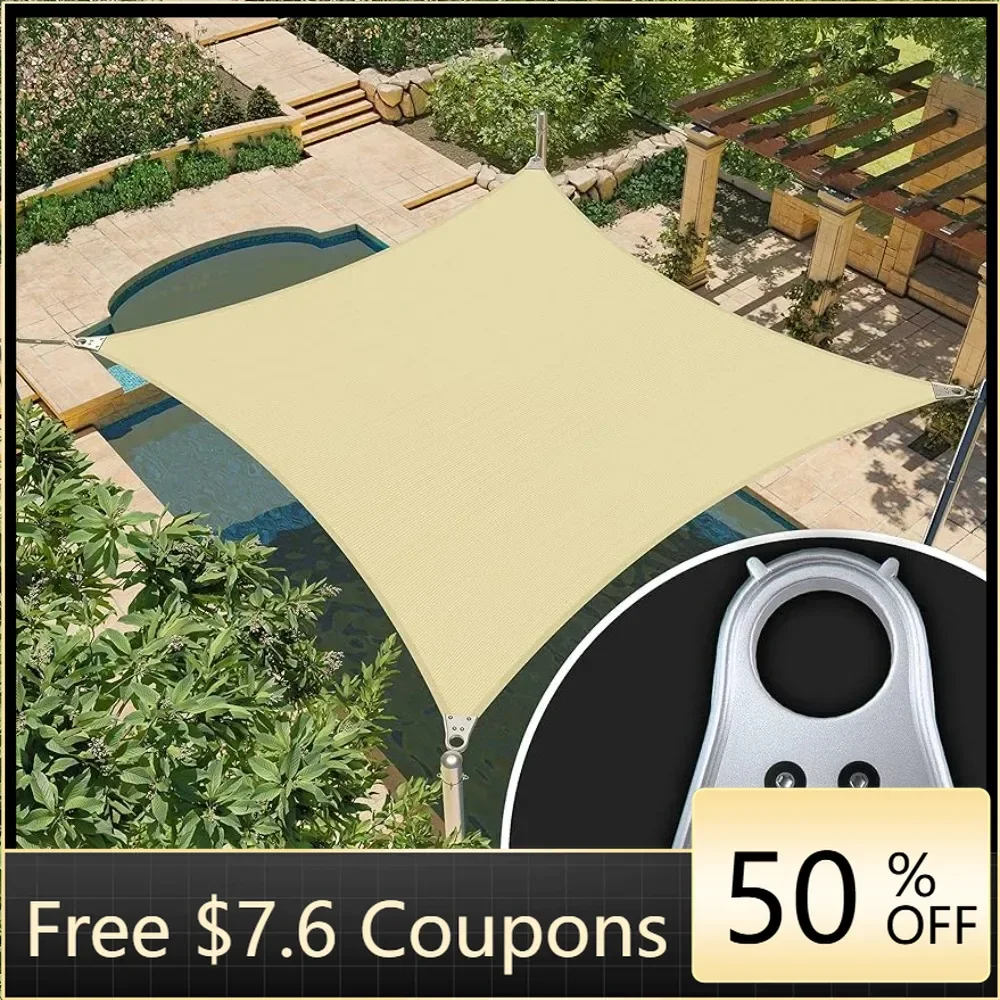 Standard Waterproof Outdoor Awnings 98% UV Blockage Shade Freight free