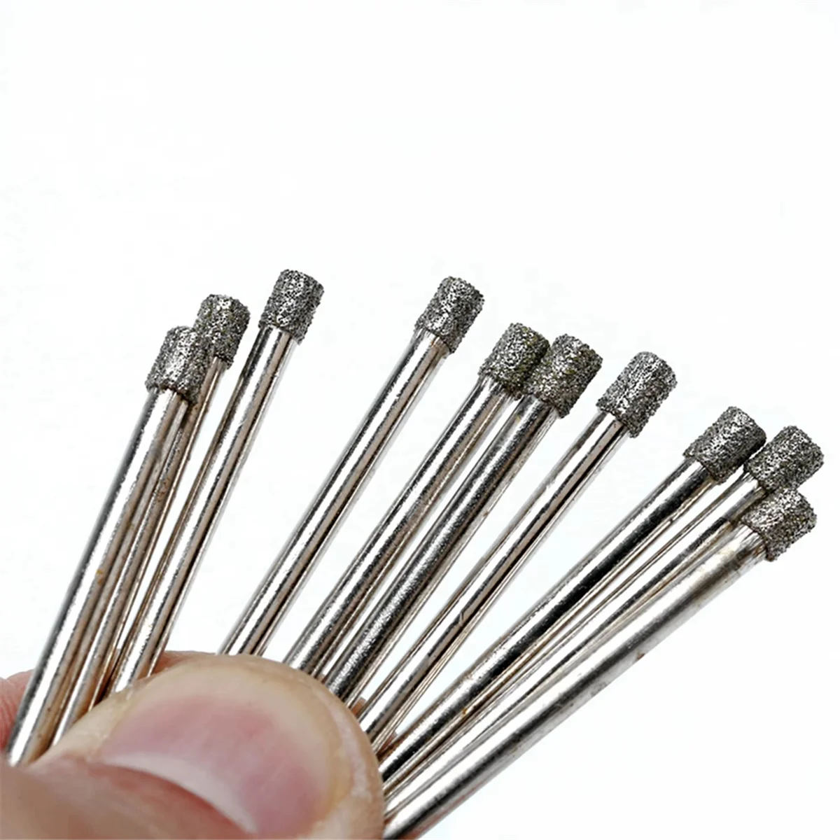 

A002 10Pcs 3mm 1/8 Inch Diamond Hole Saw Core Drill Bits Masonry Drilling Cutter for Glass Tile Gemstone MarbleTools
