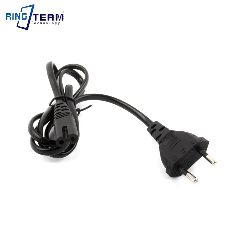 جديد جودة عالية عالمي 1 متر معيار الاتحاد الأوروبي إلى الشكل 8 C7 2-Pin التوصيل التيار المتناوب كابل الطاقة سلك توصيل من الرصاص