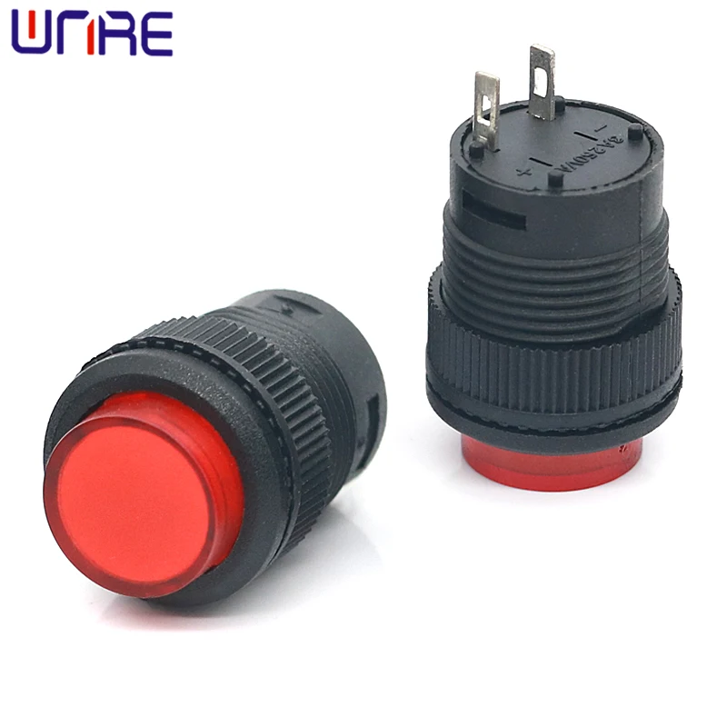 DS Button R16-503 Circular PBS1-03 2-pin Small Self-locking/unlocked Button Switch