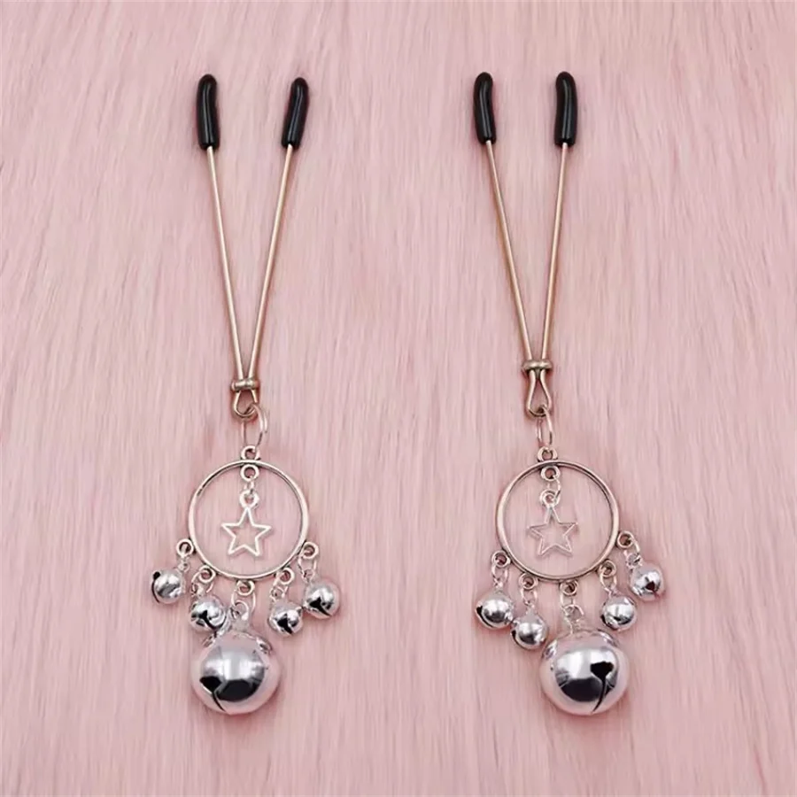 جرس الثدي كليب الحلمة كليب SM أنثى الحلمة تدليك المشابك البظر تحفيز الكبار لعبة الجنس للنساء أداة التدريب #2