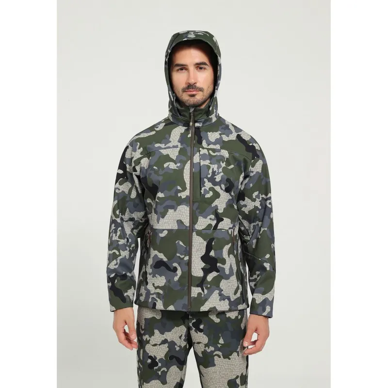 Custom Jetstream Jacket ePTFE Film Hunting Wear winter outdoor jacket subalpine camouflage hunting clothes for men