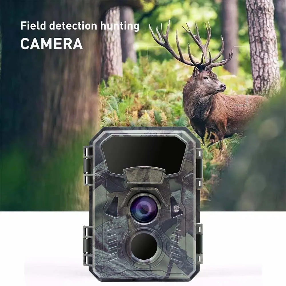 Hunting Trail Camera 16MP 1080P 48MP 4K Wild Animal Detector Trail Camera Waterproof Night Vision Outdoor Monitoring Infrared