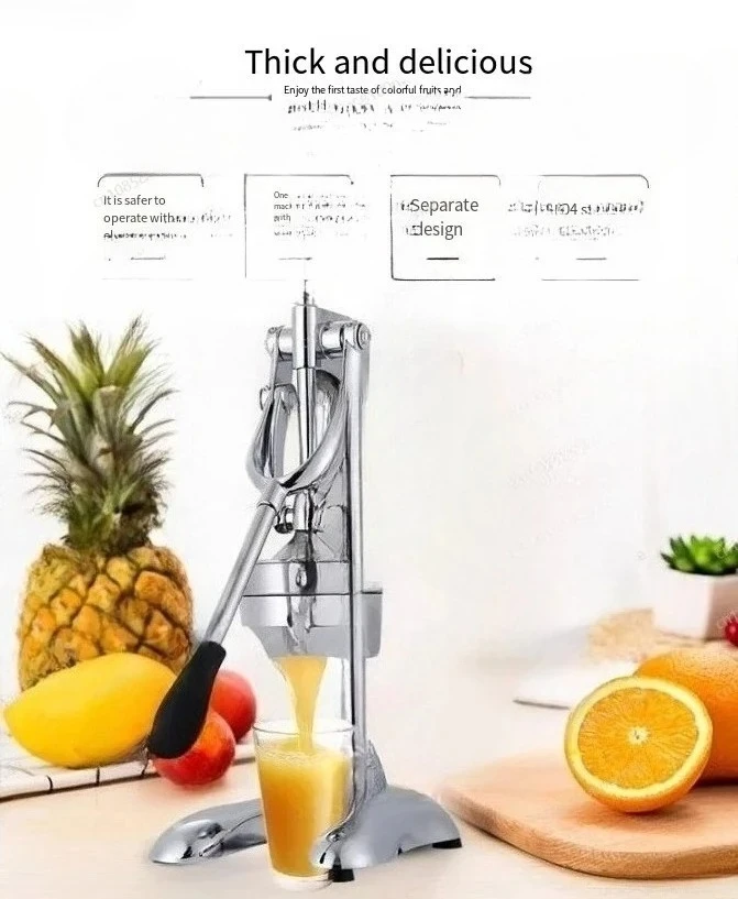 Large Stainless Steel Hand Press Juicer Merchant Manual Household Fruit Pomegranate Juicer Orange Juicer Squeeze Lemon