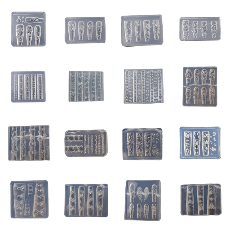

Sturdy Silicone Mould Set for Elegant Bowknot Nail Art and Necklace Making