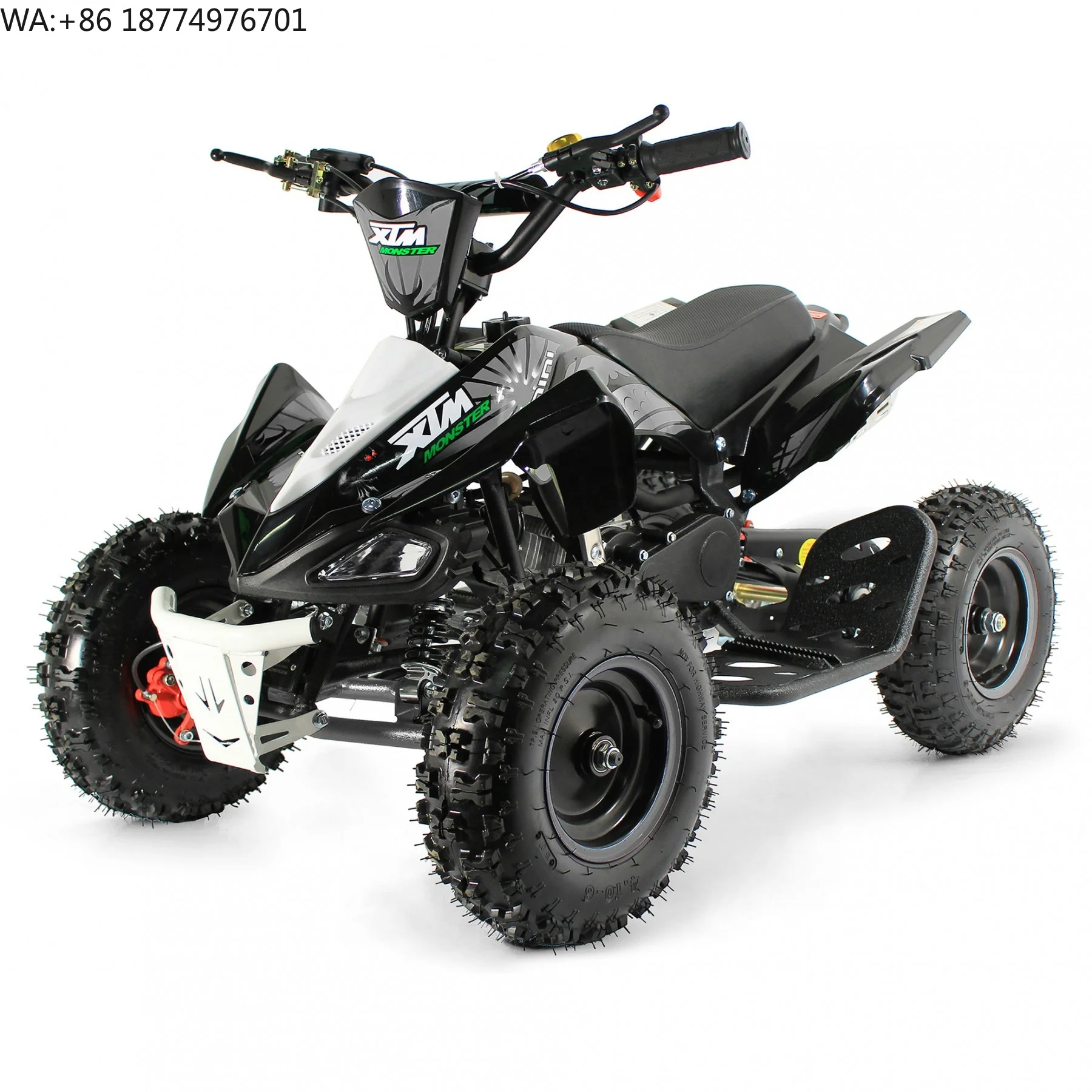 Quadriciclo Mini Infantil Tao Motor Farm 49cc 2 Tempos Automático com Transmissão por Corrente