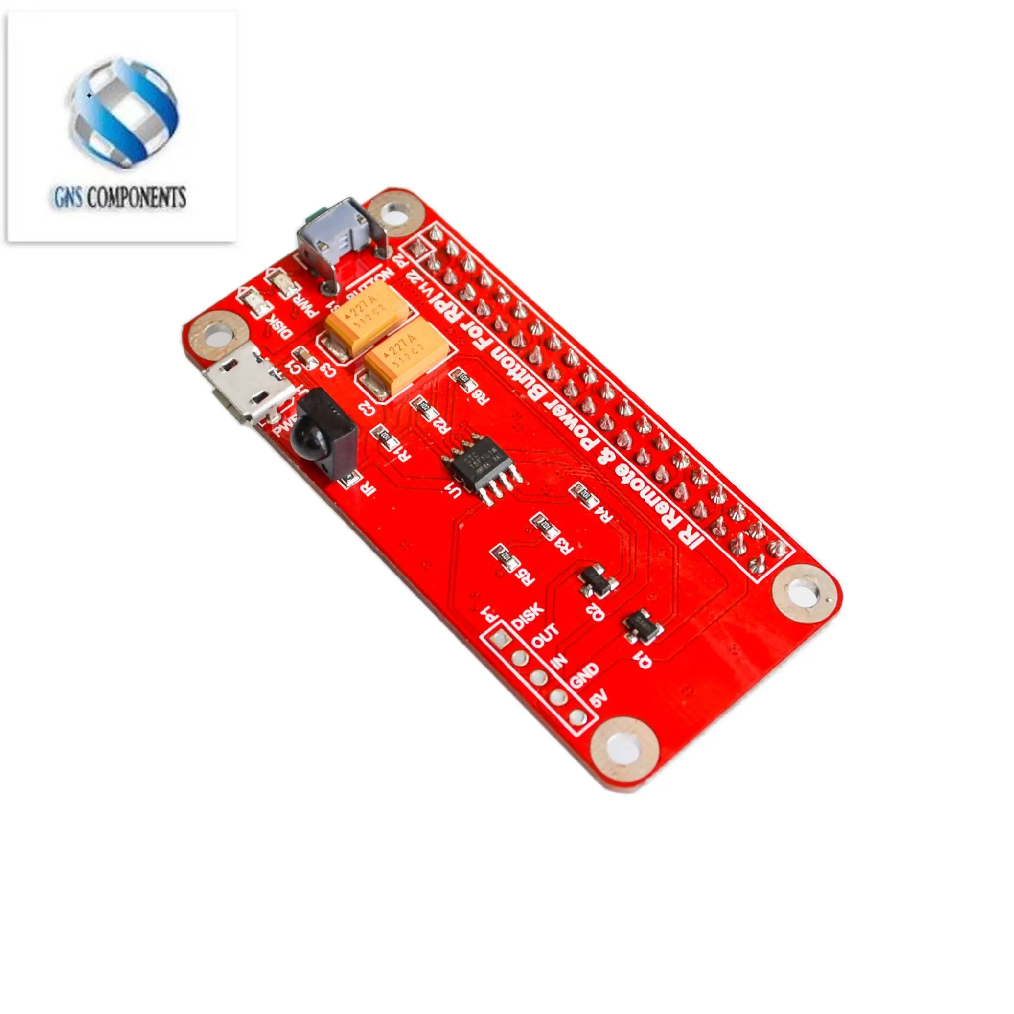 Switch Remote Control Module IR Remote Control Power Button Module for Raspberry Pi 2/3 Model B Pi Zero