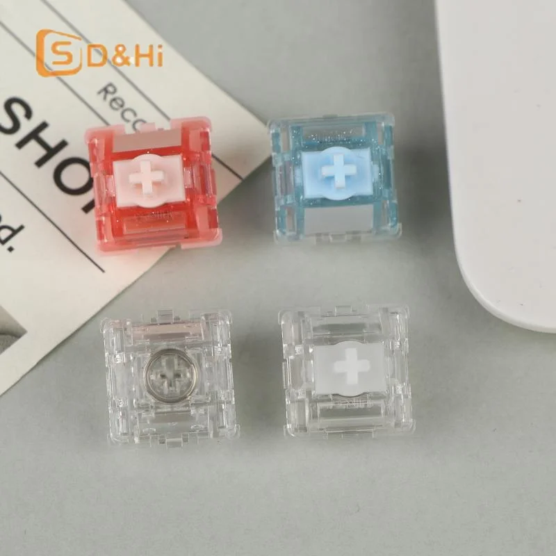 UR Ice Magnetic Ultra Switch Linear For Magnetic Mechanical Keyboard 22mm Spring 35gf 700Gs RGB Transparent Switch Factory Lubed